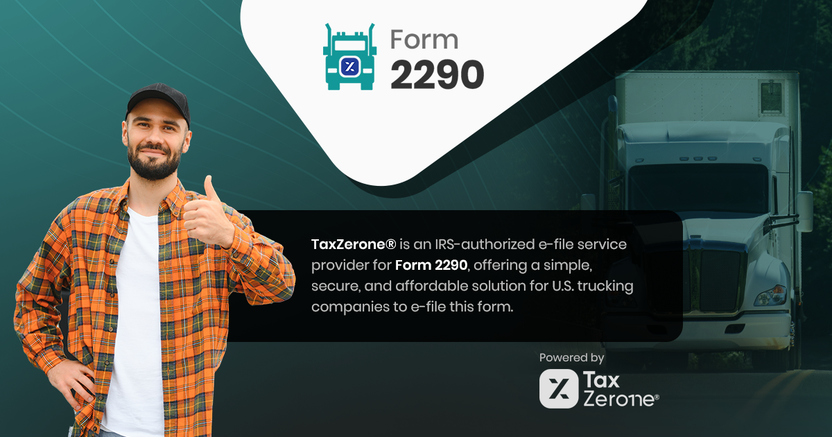 EFile IRS Form 2290 Online for 20242025